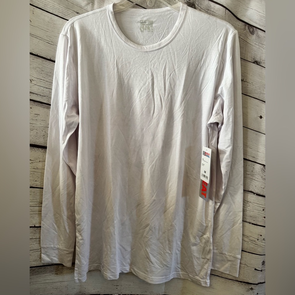 32 Degrees Men’s Cozy Heat Scoop-Neck Top Medium White